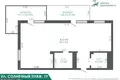 3 room apartment 91 m² in Ratamka, Belarus