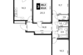 Квартира 3 комнаты 84 м² Химки, Россия