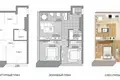 3 room apartment 57 m² Minsk, Belarus