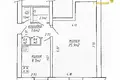 1 room apartment 43 m² Minsk, Belarus