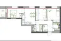 Apartamento 3 habitaciones 69 m² Minsk, Bielorrusia