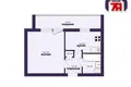 Wohnung 1 zimmer 28 m² Soligorsk, Belarus