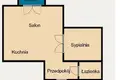 Квартира 2 комнаты 3 760 м² Краков, Польша