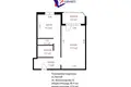 Appartement 1 chambre 40 m² Liasny, Bélarus