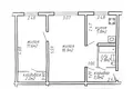 Квартира 2 комнаты 44 м² Минск, Беларусь