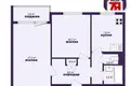2 room apartment 47 m² Salihorsk, Belarus