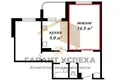 Apartamento 2 habitaciones 55 m² Muchaviecki sielski Saviet, Belarús