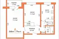 Квартира 2 комнаты 46 м² Солигорск, Беларусь