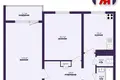 2 room apartment 46 m² Sluck, Belarus