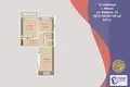 Mieszkanie 2 pokoi 46 m² Mińsk, Białoruś