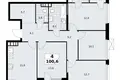 Wohnung 4 Zimmer 101 m² Südwestlicher Verwaltungsbezirk, Russland