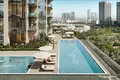 Residential complex New residence Sapphire 32 Residences with swimming pools and a co-working area close to Palm Jumeirah, JVC, Dubai