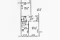 Wohnung 2 zimmer 50 m² Babrujsk, Belarus