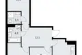 3 room apartment 71 m² Troitsk, Russia