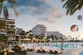 Complejo residencial New Selene Beach Residences with a lagoon, a swimming pool and parks, Al Seanneeah, Dubai, UAE