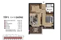 Mieszkanie 1 pokój 47 m² Mezitli, Turcja