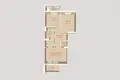 Квартира 3 комнаты 71 м² Копище, Беларусь