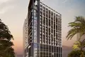 Complexe résidentiel New Hillmont Residences with a swimming pool and a shopping mall, JVC, Dubai, UAE