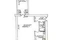 Квартира 2 комнаты 46 м² Минск, Беларусь