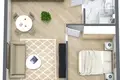 2 room apartment 36 m² Klaipėda, Lithuania