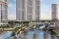 Wohnkomplex New high-rise residence Skyscape Avenue with a swimming pool and gyms close to golf courses, Nad Al Sheba 1, Dubai, UAE