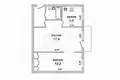 2 room apartment 43 m² Brest, Belarus