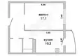 Apartamento 1 habitación 42 m² Muchaviecki sielski Saviet, Belarús