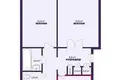 3 room apartment 66 m² Minsk, Belarus