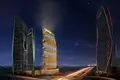 Residential complex New high-rise Sapphire Residence with swimming pools, a spa center and a co-working area near the canal and a highway, Al Safa, Dubai, UAE