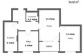 Mieszkanie 3 pokoi 54 m² Warszawa, Polska