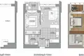 Квартира 1 комната 45 м² Минск, Беларусь