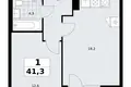 Wohnung 1 zimmer 41 m² Troizk, Russland