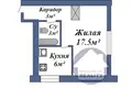 Квартира 1 комната 29 м² Барановичи, Беларусь