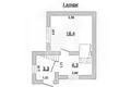 Haus 30 m² Muhavecki selski Savet, Belarus