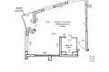 Квартира 3 комнаты 54 м² Минск, Беларусь