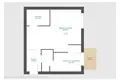 Квартира 2 комнаты 36 м² в Познани, Польша