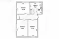 3 room apartment 55 m² Pruzhany, Belarus