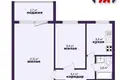 2 room apartment 44 m² Maladzyechna, Belarus