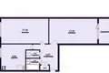Квартира 2 комнаты 54 м² Минск, Беларусь