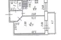 Appartement 1 chambre 30 m² Yanino 1, Russie