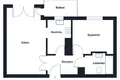Wohnung 2 zimmer 47 m² in Warschau, Polen