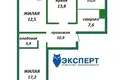 Квартира 3 комнаты 79 м² Копище, Беларусь