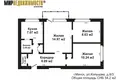 3 room apartment 54 m² Minsk, Belarus