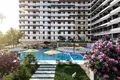 Complejo residencial Residential complex with swimming pool, parking, barbecue area, Kocahasanli, Mersin, Turkey