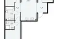 3 room apartment 83 m² Moscow, Russia