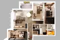 3 room apartment 117 m² Kaliningrad, Russia