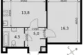 Wohnung 1 zimmer 40 m² Nordwestlicher Verwaltungsbezirk, Russland