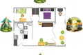 Mieszkanie 2 pokoi 55 m² Boreti, Czarnogóra