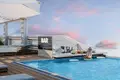 Kompleks mieszkalny New Tivano Residence with swimming pools and lounge areas near the beach, Dubai Islands, Dubai, UAE