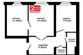 2 room apartment 45 m² Minsk, Belarus